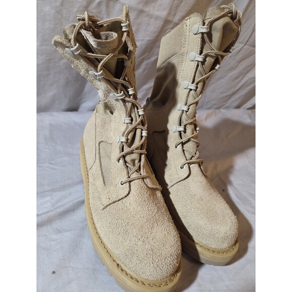 Rocky 782 Hot Weather Army Combat Boots Mens 6 W Tan Suede Military Tactical main image 7